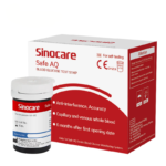 Sinocare AQ Smart AQ Voice Blood Glucose Test Strips and Lancets